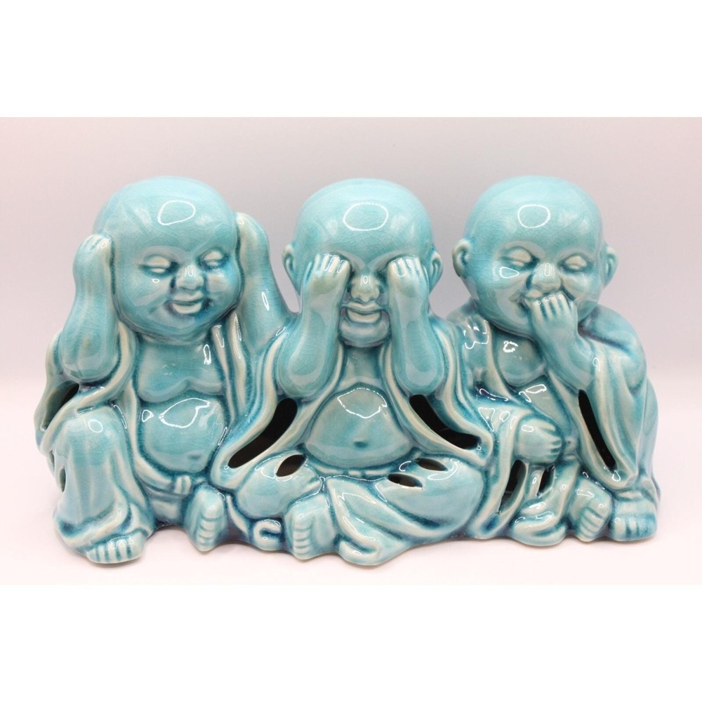 Buddha Figurines Little Monk Hear No Evil See No Evil Speak No Evil